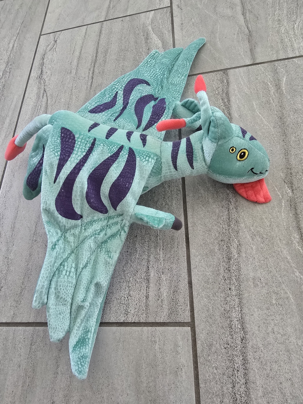 Disney Parks Pandora World of Avatar Green Banshee Plush 16" Dragon